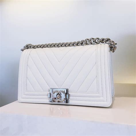 chanel man bag|white Chanel bag boy.